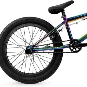 Elite BMX Bicycle 18", 20" & 26" Model Freestyle Bike - 3 Piece Crank (Oil Slick, 20")