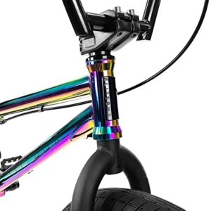 Elite BMX Bicycle 18", 20" & 26" Model Freestyle Bike - 3 Piece Crank (Oil Slick, 20")