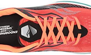 Saucony Men's Endorphin Speed 2 Running Shoe, SCARLET/BLACK, 11