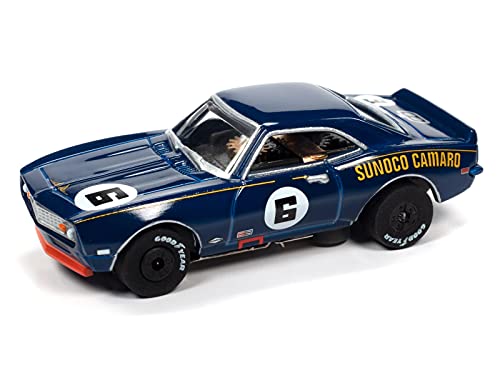 Auto World Thunderjet R32 Mark Donohue - Sunoco 1968 Chevy Camaro #6 HO Scale Slot Car