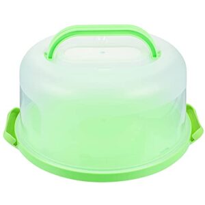 hemoton mini cake box green clear cake dome boxes cake containers carriers cake boards individual plastic cake pastries muffin cups case holder containers for dessert cupcake 10 inches cake keeper