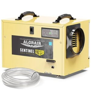 alorair 120 ppd commercial dehumidifier, with drain hose for crawl spaces, basements, industry water damage unit, cetl listed, compact, portable, auto defrost, memory starting, 5 years warranty