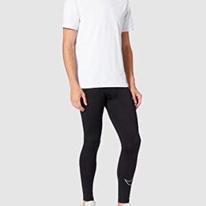 Nike Pro Dri-FIT Men's Tights(Black/White, Medium)