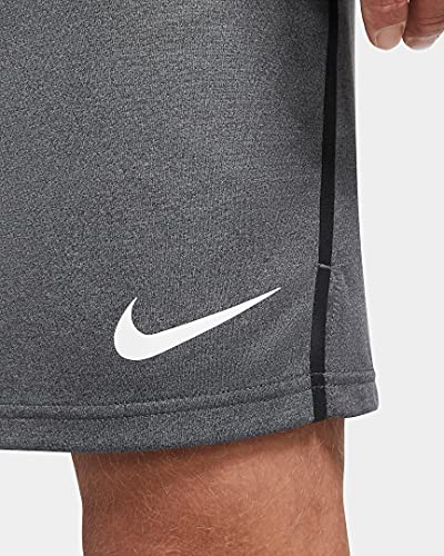 Nike Mens Dri-FIT Veneer Training Shorts, Black/Smoke Grey/Heather/White, Large