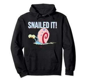 mademark x spongebob squarepants - gary the snail - snailed it! pullover hoodie