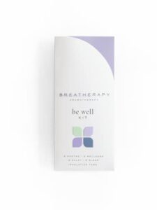 breatherapy be well kit - pure essential oil aromatherapy inhalationtabs, 8-pack (2 each: wellness, allay, soothe, sleep)