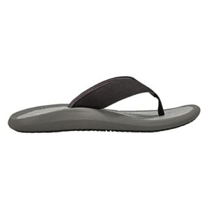 UGG Men's Brookside II FLIP Flop, Black Canvas, 10