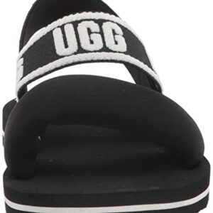UGG Kids K Zuma Sling Sandal, Black, 7 US Unisex Toddler