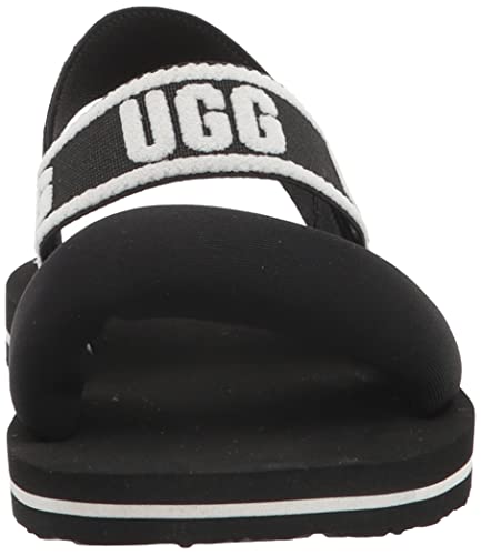 UGG Kids K Zuma Sling Sandal, Black, 7 US Unisex Toddler