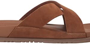 UGG Men's WAINSCOTT Slide Sandal, Chestnut Suede, 10