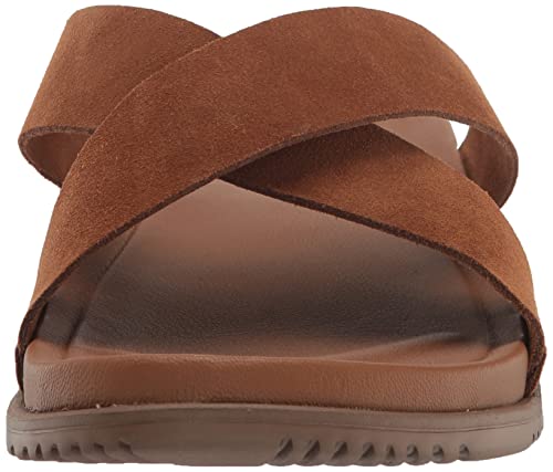 UGG Men's WAINSCOTT Slide Sandal, Chestnut Suede, 10