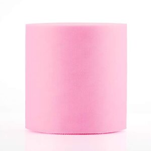 Tulle Rolls 6” by 100 Yards (300 feet) Tulle Roll Spool Fabric for DIY Tutu Skirts Wedding Baby Shower Crafts Decorations Party Supplies (Light Pink)