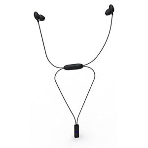 NISMobile Wireless Headset Sport Earphones Hands-free for Galaxy A02s A12 A32 A42 A52 A72 - Sound Headphone Magnetic Grip Pendant Style Neckband Compatible With Samsung A72, Black, (NI-NI36726I6G-64)