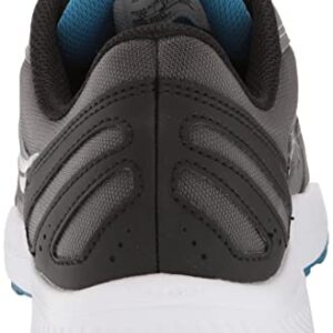 Saucony Men's Cohesion 15 Running Shoe, Charcoal/Topaz, 11