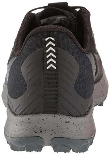 Saucony Men's Core Peregrine 12 Trail Running Shoe, Black/Charcoal, 9.5