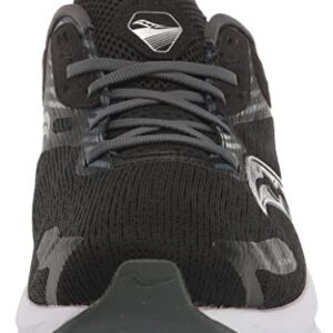 Saucony mens Axon 2 Running Shoe, Black/White, 12 US