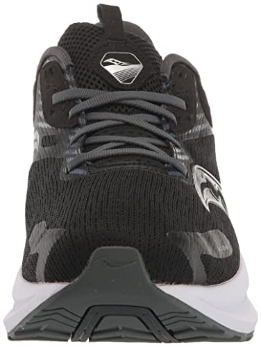 Saucony mens Axon 2 Running Shoe, Black/White, 12 US