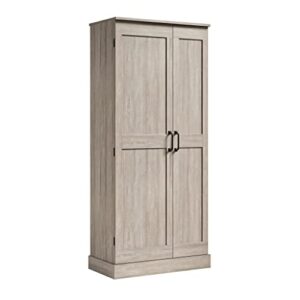 sauder miscellaneous storage cabinet, l: 32.17" x w: 17.13" x h: 72.09", spring maple finish