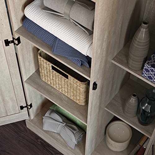 Sauder Miscellaneous Storage Cabinet, L: 32.17" x W: 17.13" x H: 72.09", Spring Maple Finish