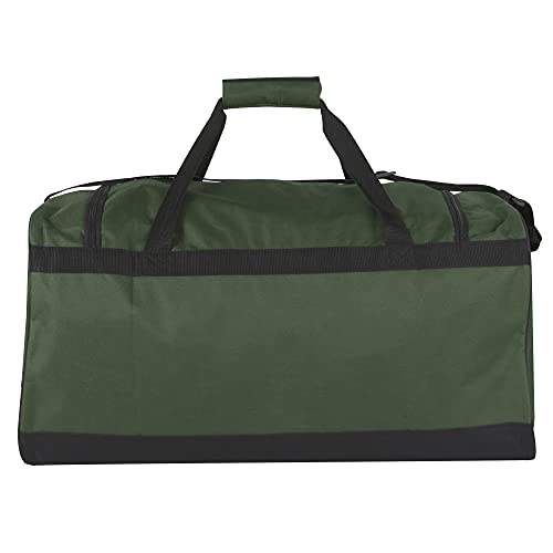 Lightweight Canvas Duffle Bags for Men & Women For Traveling, the Gym, and as Sports Equipment Bag/Organizer (Green)