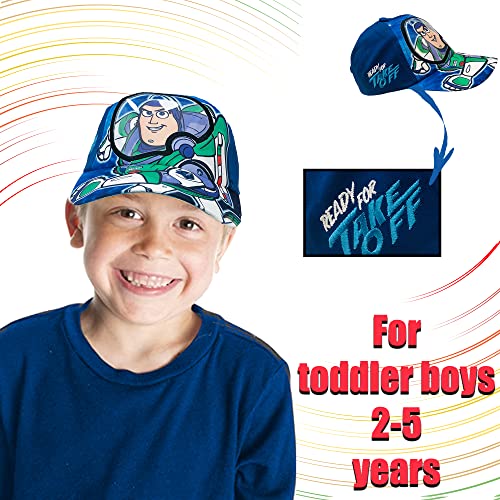 Disney Pixar Boys Toy Story 4 Buzz Lightyear Baseball Cap (Blue/Green)