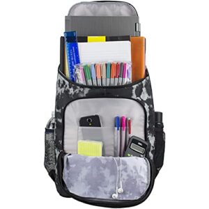 FUEL Wide Mouth Sports Backpack with Front Bungee and Inner Tech Pocket, Gungee Tie Dye/Black