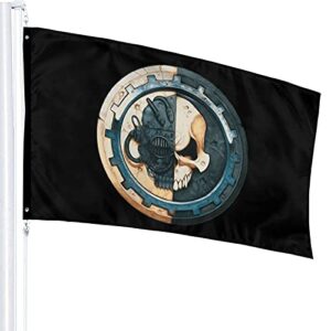 Voglawear Adeptus Mechanicus 3x5 Ft Durable Flag Charming Decoration of Backyard Courtyard Garden Flower Pot