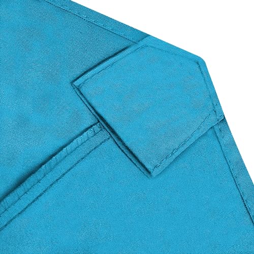 EliteShade 9ft Patio Umbrella Market Table Outdoor Deck Umbrella Replacement Canopy Cover(Canopy Only)(Sky Blue-35)