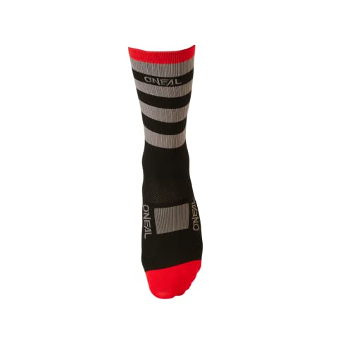 O'Neal MTB Performance Sock Stripe Black/Gray/Red (10-12)