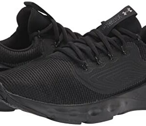 Under Armour Men's Charged Vantage 2 Road Running Shoe, Black (002)/Black, 9