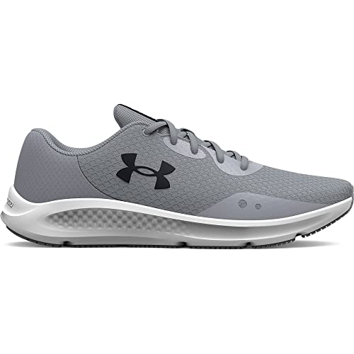 Under Armour Men's Charged Pursuit 3 Running Shoe, Mod Gray (104)/Black, 10.5