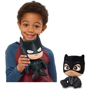BATMAN The and Selina Kyle 11-Inch Small Plush Toys 2-Pack, The Movie, Kids Toys for Ages 3 Up, Amazon Exclusive