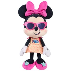 disney street beach large plush minnie mouse, 19-inch stuffed animal, officially licensed kids toys for ages 2 up, amazon exclusive