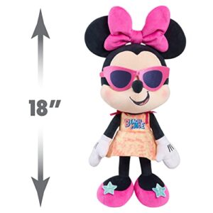 Disney Street Beach Large Plush Minnie Mouse, 19-Inch Stuffed Animal, Officially Licensed Kids Toys for Ages 2 Up, Amazon Exclusive