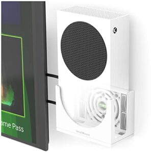 totalmount – wall mount – mounts xbox series s on a wall by your tv (white)