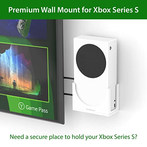 TotalMount – Wall Mount – Mounts Xbox Series S on a Wall by Your TV (White)