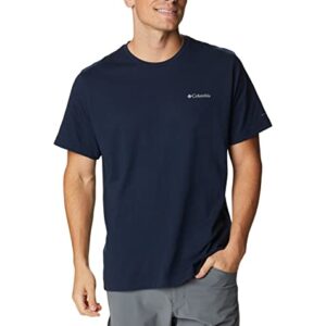 Columbia Men's Thistletown Hills Short Sleeve, Collegiate Navy Heather, Large