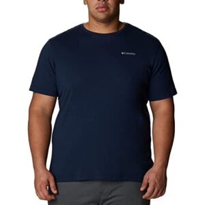 Columbia Men's Thistletown Hills Short Sleeve, Collegiate Navy Heather, Large