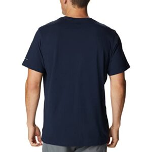 Columbia Men's Thistletown Hills Short Sleeve, Collegiate Navy Heather, Large