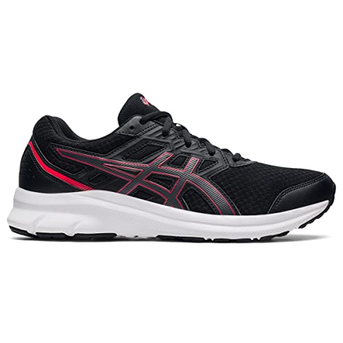 ASICS Men's Jolt 3 Running Shoes, 9.5, Black/Electric RED