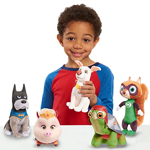 DC Super-Pets Small Plush 5-Piece Set Stuffed Animals, Kids Toys for Ages 3 Up, Amazon Exclusive