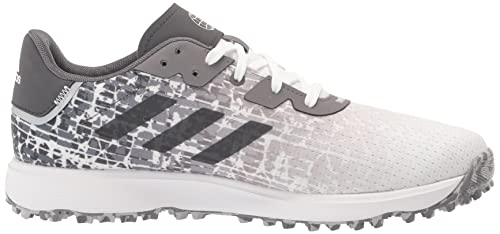 adidas Men's S2G Spikeless Golf Shoes, Footwear White/Grey Three/Grey Two, 9