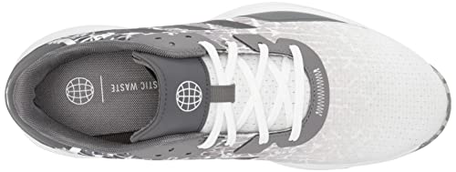 adidas Men's S2G Spikeless Golf Shoes, Footwear White/Grey Three/Grey Two, 9