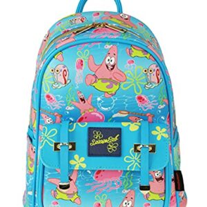 SpongeBob 11" Faux Leather Mini Backpack Featuring Patrick - A21344