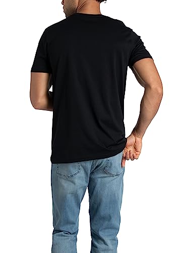 Fruit of the Loom mens Crafted Comfort Artisan Tee (Super Soft, Pima Cotton) T Shirt, Black, X-Large US