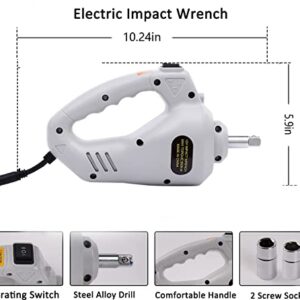 Mautyke Electric Car Jack Kit - 3 Ton Scissor Jack Lift with Impact Wrench Portable Auto Floor Jack Vehicle Trailer Jack Stand Emergency Tire Repair First Aid Tool Kit