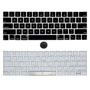 nuolaisun keyboard keycaps keys cap us set replacement for macbook pro a1706 a1707 2016 2017 year 13" 15" full keycap with removal tool