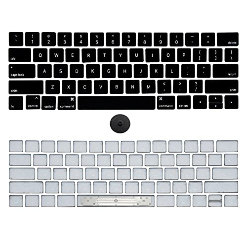 NUOLAISUN Keyboard Keycaps Keys Cap US Set Replacement for MacBook Pro A1706 A1707 2016 2017 Year 13" 15" Full Keycap with Removal Tool