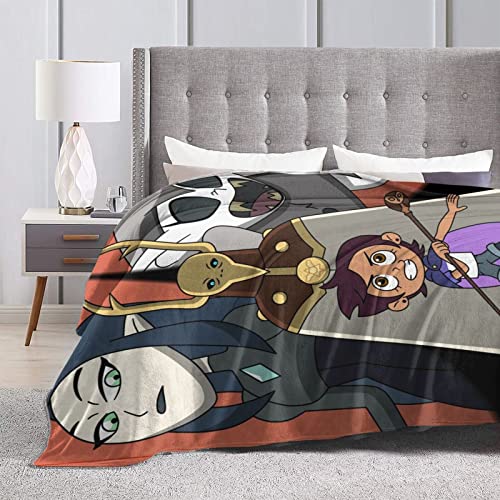 The Owl House Flannel Blanket Lightweight Cozy Bed Blankets Soft Throw Blanket Fit Couch Sofa Suitable for All Season50 X40