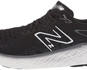 New Balance Men's Fresh Foam X 1080 V12 Running Shoe, Black/Thunder/White, 10.5 Wide